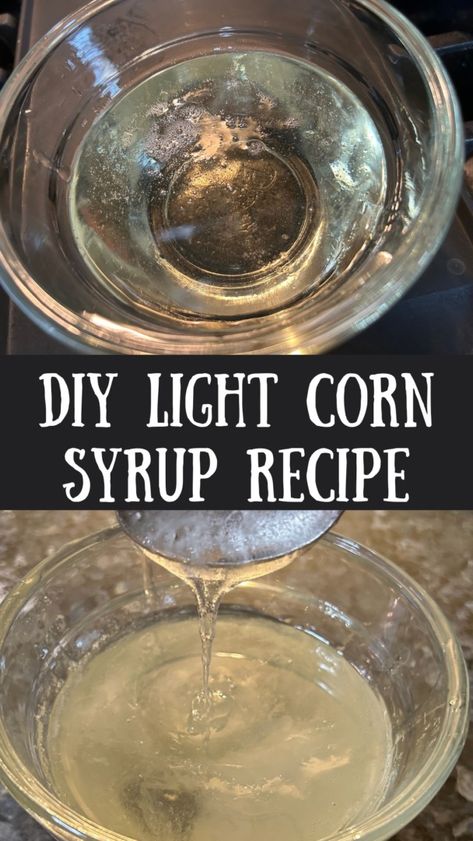 Ever wondered how to make your own corn syrup? It’s easy and comes together in minutes! Just follow the directions in this simple recipe from Out of the Box Baking. Diy Corn Syrup How To Make, How To Make Karo Syrup, Light Corn Syrup Substitute, How To Make Corn Starch At Home, No Corn Syrup Caramels, How To Make Corn Syrup At Home, How To Make Corn Syrup, Light Corn Syrup Recipes, Diy Corn Syrup