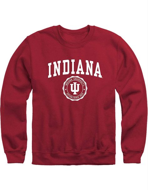 Nothing says MARCH MADNESS like supporting your favorite team with cute clothes! #ncaa #bigten #iu #ncaabasketball #ncaatournament #ad Homecoming Games, Heritage Logo, Indiana Hoosiers, University Logo, Indiana University, Spirit Wear, Print Graphic, Crew Neck Shirt, Crew Sweatshirts