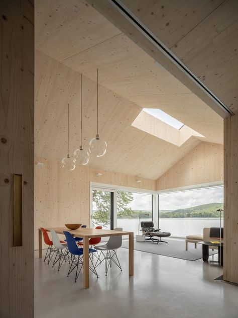 Case Study: All-Wood, All the Time by OPAL Architecture - Residential Design Clt Interior, Cross Laminated Timber, Sustainable Building Materials, Wood Building, Weekend House, Farm Ideas, Architectural Services, Inclusive Design, Modern Houses Interior