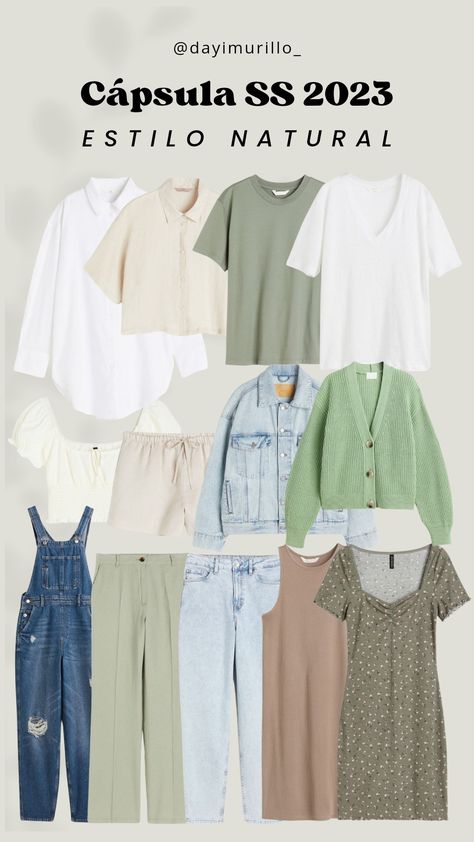 Green natural outfits inspiration Spring Tone Outfits, Spring Summer Outfits 2023, Spring Skin Tone, Natural Outfits, Natural Outfit, Soft Summer Makeup, Spring Skin, Spring Tones, Natural Spring