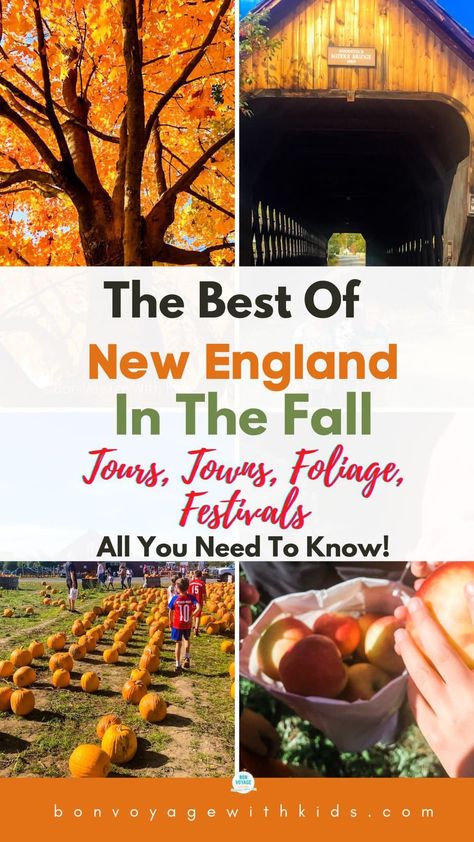 If you are thinking of visiting New England in the Fall, these best tours, towns, foliage and festivals are a great way to enjoy the season. From Maine to Vermont to New Hampshire to Massachusetts to Rhode Island to Connecticut, this post has everything you need to know about the best things to do in New England in the fall: Road Trips, Tours, Foliage, Festivals, and Towns.New England Fall Trip. New England Fall Foliage. New England Fall Tours. New England Road Trip. New England Fall Road Trip. Visiting New England, Maine Vermont New Hampshire Road Trip, Things To Do In Rhode Island Fall, Best Fall Foliage New England, Northeast Road Trip Fall, Fall Festivals In New England, 3 Day New England Fall Road Trip, 5 Day New England Fall Road Trip, New England Trip Outfits