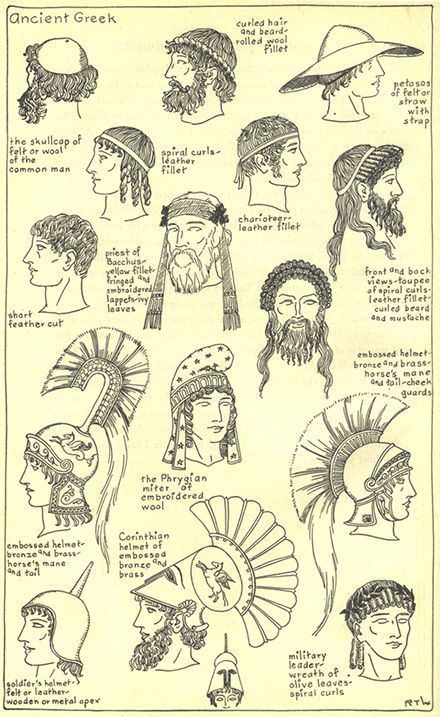 Grece Antique Aesthetic, Roman Hair, Ancient Greek Clothing, Roman Hairstyles, Greek Hair, Historical Hairstyles, Male Hairstyles, Historical Hats, Extra Credit