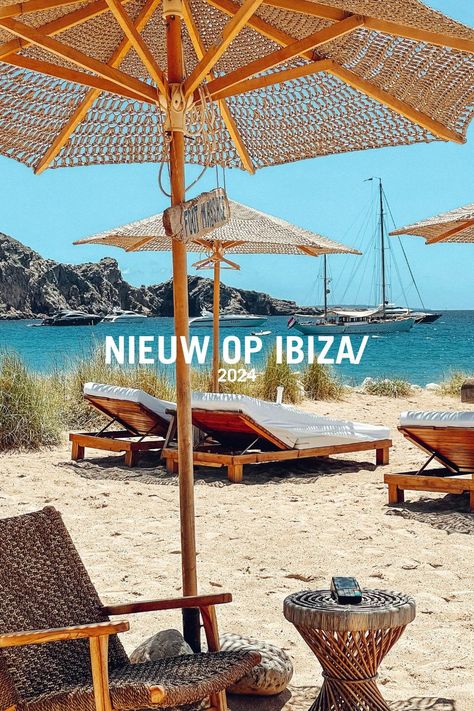 Never a dull moment op ons favoriete Spaanse eiland! Het is april 2024 op het moment van schrijven, en de eerste van onze favoriete horecazaken op Ibiza hebben de stoelen weer afgestoft en de deuren opengegooid. Wat er nieuw in op het eiland, tipje van de sluiter? Sure! Nieuw op Ibiza, de 2024 editie.    Ibiza | Eiland | Spanje | Beach | Nieuw | Horeca | Hotspots | Island | Tips Beauty Outfits, San Sebastian, April 2024, Palm Springs, Ibiza, Places To Go, Hotel, Lifestyle, Pinterest Likes