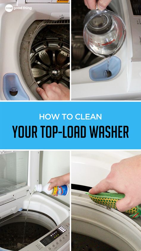 How To Deep Clean Washing Machine Top Loader, Sanitize Washing Machine, How To Clean Agitator In Washer, How To Wash Your Washing Machine, Washer Machine Cleaner Diy, Washer Cleaner Diy Top Loader, Clean Laundry Machine, Clean Top Loading Washing Machine, Cleaning A Top Loader Washing Machine