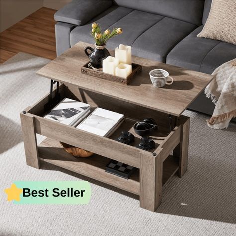 Take a peek at our top seller! This versatile coffee table meets all your needs. Work from home, enjoy coffee breaks, or chill with snacks—it's perfect!

#yaheetech #myyaheetech #yaheetechfurniture #amazonfinds #coffeetable #lifttopcoffeetable #endtable #homeimprovements #homeandgarden 20:52 Rectangle Wood Coffee Table, Wood Coffee Table With Storage, Wood Lift Top Coffee Table, Coffee Table Small Space, Coffee Table With Hidden Storage, Rectangle Coffee Table Wood, Living Room Decor Brown Couch, Lift Coffee Table, Living Room Decor Curtains