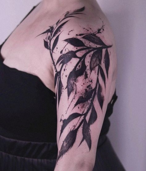 Foliage Tattoo, Blatt Tattoos, Mastectomy Tattoo, Bestie Tattoo, Wildflower Tattoo, Stylish Tattoo, Muster Tattoos, Flower Tattoo Arm, Vine Tattoos