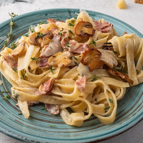 Pasta Boscaiola Recipe, Boscaiola Recipe, Italian Pasta Sauce, Food Italian, Italian Foods, Sicilian Recipes, Pasta Pasta, Mushroom Pasta, Perfect Pasta