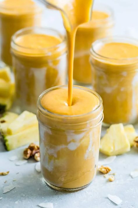 Anti Inflammation Recipes, Dairy Free Paleo, Healthy Drinks Recipes, Health Drink, Smoothie Drinks, Smoothie Recipes Healthy, Morning Glory, Healthy Nutrition, Juicing Recipes