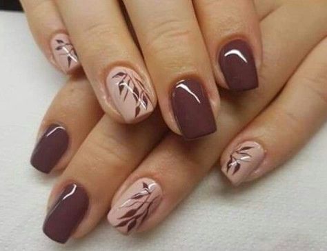 Short Fall Gel Nails, Autumn Nail Ideas Fall, Fall Gel Nails Designs, Novemember Nails, Elegant Fall Nails, Fall Nail Designs Autumn Classy, Short Fall Nail Designs, Short Fall Nail, Elegant Touch Nails