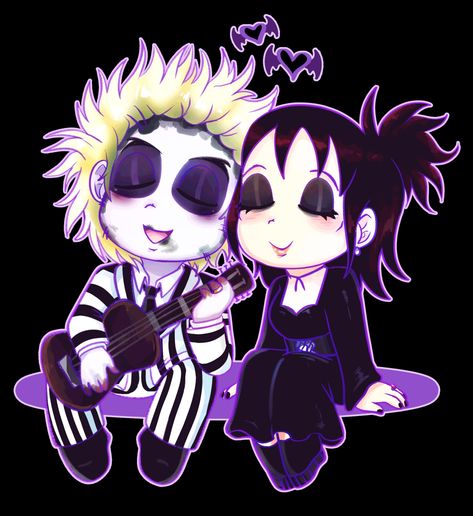 Lydia And Beetlejuice Fanart, Beetlejuice Art, Saw The Movie, Beetlejuice Lydia Deetz, Lydia Beetlejuice, Gothic Characters, Beetlejuice Fan Art, Beetlejuice Cartoon, Dust Bunnies