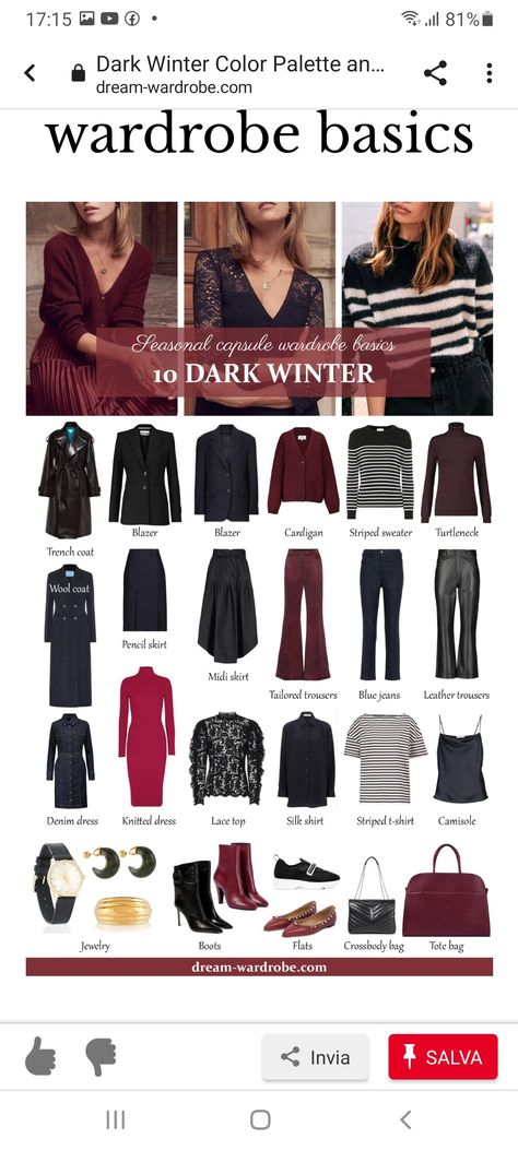 Deep Winter Capsule Wardrobe For Summer, Deep Winter Moodboard, Deep Winter Palette Outfits, Aries Outfits, Deep Winter Palette, Smart Casual Women Outfits, Deep Winter Colors, Capsule Wardrobe Women, Capsule Wardrobe Basics