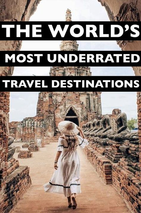 Underrated Travel Destinations, Travel Culture, My Bucket List, Destinations Travel, Destination Voyage, Bucket List Destinations, Travel Beach, Travel List, Cheap Travel