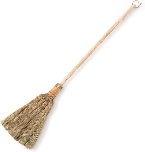 Amazon.com: TTS For Home Vietnamese Straw Soft Broom for Cleaning with Long Handle Broom- Broom Decorative 7.84'' Width, 45.5" Length : Health & Household Soft Broom, Long Handles, Straw, Health