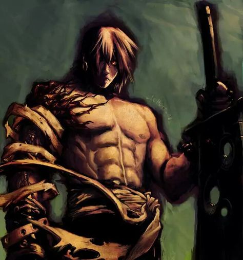 Siegfried Soul Calibur, Nightmare Soul Calibur, Soul Calibur 3, Demon Eyes, Soul Calibur, Computer Animation, Big Muscles, Japanese Animation, Anime Eyes