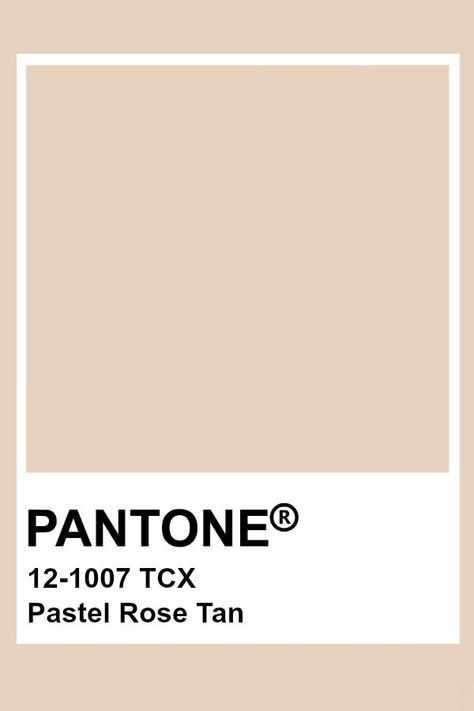 Pantone Pastel Rose Tan Pantone Color Chart, Pantone Swatches, Pantone Palette, Pantone Colour Palettes, Pantone Colors, Pastel Roses, Color Inspo, Colour Board, Colour Schemes