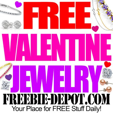 ►► FREE Jewelry - FREE Valentine's Day Gifts - NO LIMIT ►► #Free, #FreeJewelry, #FREEStuff, #Freebie, #ValentineSDay ►► Freebie-Depot Free Valentine, No Limit, Valentines Jewelry, Free Stuff, Sterling Silver Studs, Tennis Bracelet, Crystal Ball, Free Jewelry, Silver Studs