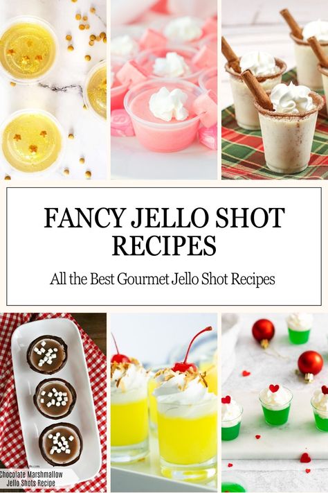 Fancy Jello Shot Recipes | https://www.recipemash.com/check-out-these-gourmet-jello-shots-gallery/ Best Jello Shot Recipes, Vegan Jello Shots, Candy Corn Jello Shots, Cocktails Made With Rum, My Crazy Good Life, Best Jello Shots, Champagne Jello Shots, Peach Jello, Jell O Shots