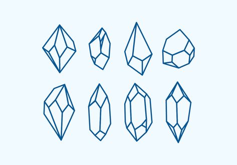 Svg Shapes, Polygon Design, Jewel Drawing, Gem Drawing, Crystal Background, Crystal Tattoo, Triangle Vector, Jewelry Logo Design, Crystal Drawing