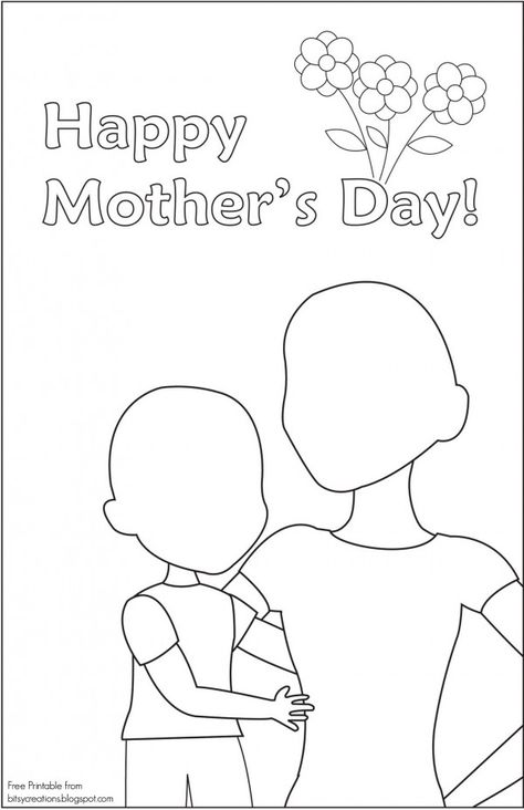 BitsyCreations.Blogspot.com | Click for FREE Mothers Day printable + more ideas! Mothers Day Coloring Sheets, Mothers Day Drawings, Mother's Day Theme, Mothers Day Coloring Pages, Mother's Day Activities, Cadeau Parents, Mothers Day Ideas, Mother's Day Ideas, Mothers Day Crafts For Kids