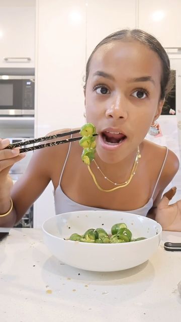 Deja Clark on Instagram: "this was so yummy 🤤 🥒 #snack #recipe" Kat Clark Deja, Deja Clark Outfit, Deja Clark, Ava Oetting, Kat Clark, Clark Outfit, Kalogera Sisters, Unicorn Fashion, Cute Preppy Outfits