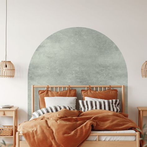 Create depth and style with these versatile arch wall decals. Perfect as a faux headboard in bedrooms or a backdrop behind a desk or couch, you’ll love how they add texture and visual interest to any space. ✨ Lots of different boho colours to choose from! @rockymountaindecals || arch decals Boho Arch Wall, Arch Decal, Arch Wall Decal, Headboard Decal, Boho Arch, Arched Headboard, Arch Wall, Custom Headboard, Bohemian Wall