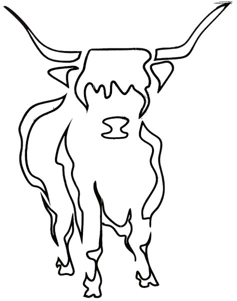 Highland Cow Line Art, Western Drawings Simple, Cow Line Art, Painting Outlines, Scottish Animals, Sheep Drawing, Country Tattoos, Outline Tattoo, Minimal Drawings