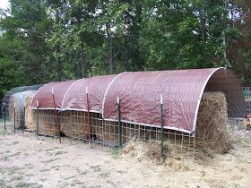 Krazo Acres: The Logistics of Hay, Part 4 - Hay Storage Round Bale Hay Storage, Round Bale Storage Ideas, Large Bale Hay Feeder, Outdoor Hay Storage Ideas, Cheap Hay Storage Ideas, Hay Bale Storage, Hay Bale Storage Ideas, Hay Loft Ideas, Diy Hay Storage Ideas