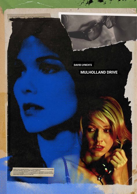 Mulholland Drive Poster, Drive Poster, Mulholland Drive, Poster Inspiration, Movie Posters Design, Alternative Movie Posters, Bathroom Pictures, Design Inspo, Movie Poster