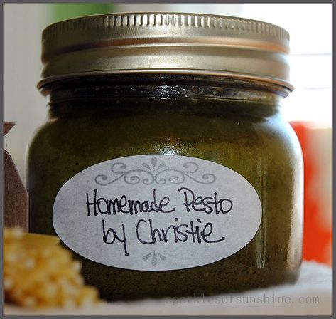 Canned Pesto Recipe, Canning Pesto, Diy Pesto, Homemade Instant Oatmeal, Instant Oatmeal Packets, Pesto Sauce Recipe, Homemade Pesto Recipe, Lemon Ricotta Cookies, Homemade Pesto Sauce