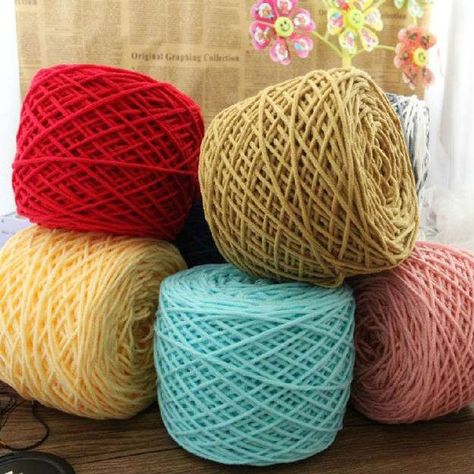 Wool Thread, Merino Wool Yarn, Thick Yarn, Knitting Wool, Wool Crafts, Yarn Brands, Blanket Crochet, Scarf Hat, Diy Sewing Projects