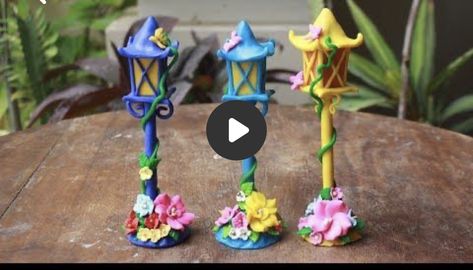 Polymer Clay Fairy Garden, Home Cleaning Schedule Printable, Clay Fairy Garden, Fairy Garden Accessories Diy, Clean Checklist, Home Cleaning Schedule, Clay Lamp, Home Cleaning Tips, Fairy House Crafts