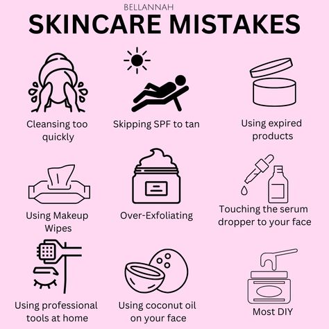 Skincare Mistakes, Beauty Apps, Skin Care Business, Diy Beauty Treatments, Skin Advice, Skin Care Routine Order, Clear Glowing Skin, Good Skin Tips, Basic Skin Care Routine