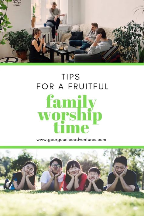 Tips For Family Worship « Family Worship Ideas, Devotional Ideas, Young Married Couple, Prayer For Our Children, Reading Bible, Worship Ideas, Family Bible, Christian Activities, Raising Godly Children