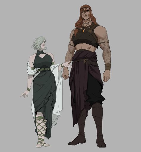 Buff Female Character Design, Himbo Character Design, Taters Ash, Buff Women, Woman Drawing, Female Character Design, Character Creation, Dnd Characters, Creature Art