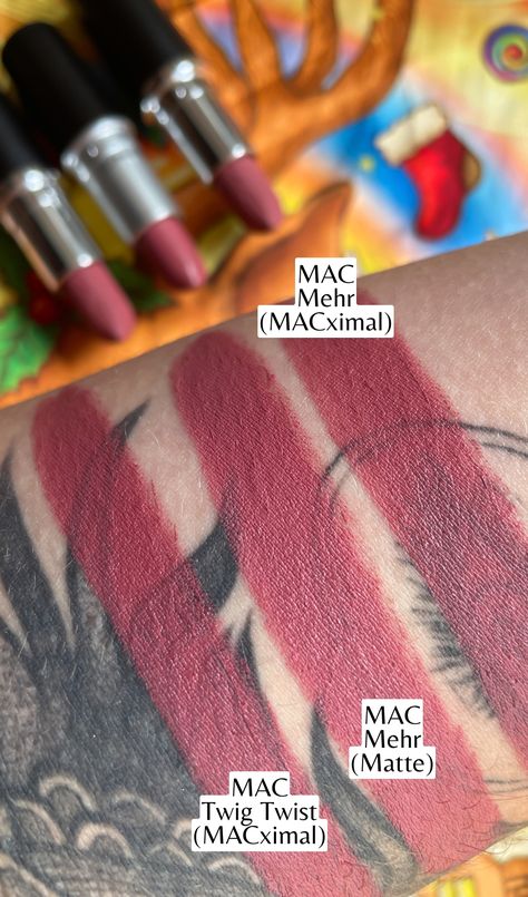 Mauve Lips: MAC Mehr Swatch, Lip Combos, Comparison – Sammie Etc Mac Pigment Swatches, Most Popular Mac Lipsticks, Popular Mac Lipsticks, Mint Green Nail Polish, Mac Mehr, Mauve Nail Polish, Mac Lip Liner, Mac Lipstick Colors, Best Mac Lipstick