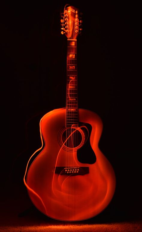 Wallpaper Black, Black And Orange, Music Wallpaper, Wallpaper Aesthetic, Guitar, Orange, Music, Black