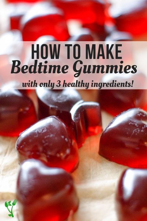 These Bedtime Gummies call for only 3 simple ingredients and they are wholesome and nutritious. Made with tart cherry juice, gelatin, and honey, these yummy gummies will help your little ones get ready for bed. | Prepare & Nourish || #bedtimegummies #gummies #homemadecandy #nourishing #healthykids Bedtime Gummies, Healthy Gummies, Homemade Gummies, Grass Fed Gelatin, Gaps Recipes, Gummies Recipe, Gelatin Recipes, Tart Cherry Juice, Gaps Diet