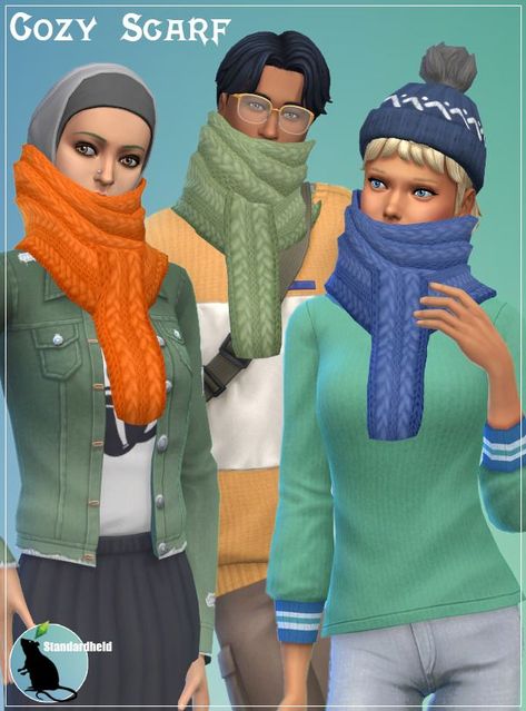 Sims 4 South Park, Scarf Sims 4 Cc, Sims 4 South Park Cc, Ts4 Clothes, Die Sims 4, Kenny South Park, Sims 5, Sims 4 Game Mods, Male Clothes