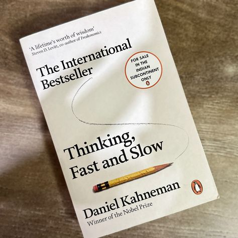 Thinking, Fast and Slow by Daniel Kahneman Thinking Fast And Slow, Loss Aversion, Daniel Kahneman, Listening Music, Fast And Slow, Peaceful Place, Unread Books, Books I Read, Nobel Prize