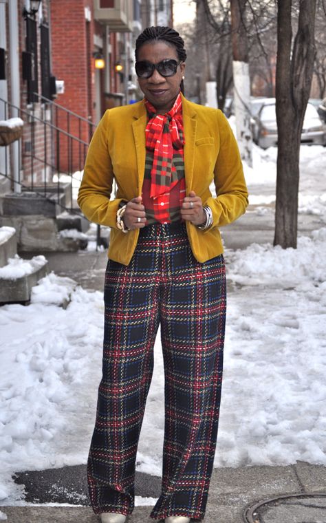 AllPlaid1 Plaid Pants Outfit Winter, Red Plaid Pants Outfit, Thanksgiving Fit, Plaid Pants Outfit, Red Plaid Pants, Winter Pants Outfit, Glen Plaid, Professional Attire, Plaid Pants