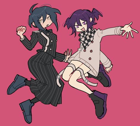 Saiouma Genderbend, Shuichi Saihara Genderbend, Fem Kokichi, Uggs With Bows, Danganronpa Art, Danganronpa Fanart, New Danganronpa V3, Kokichi Oma, Japanese Video Games