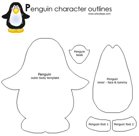 penguin template Writing Rituals, Penguin Template, Felt Mobiles, Kindergarten January, January Themes, Prek Science, Penguin Unit, Cubicle Decorations, January Reading