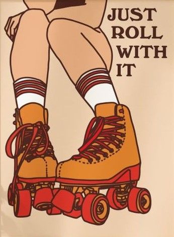 Roller Skate Illustration Vintage, Roller Skating Cartoon, Cartoon Roller Skates, Roller Skate Quotes, Roller Skating Aesthetic Wallpaper, Quad Roller Skates Aesthetic, Roller Skate Doodle, Rollerskate Drawing, Roller Skate Illustration