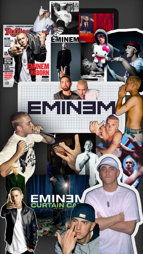 Collage with Eminem Eminem Collage, Lou Reed, Black Letter, Eminem, Collage, Music