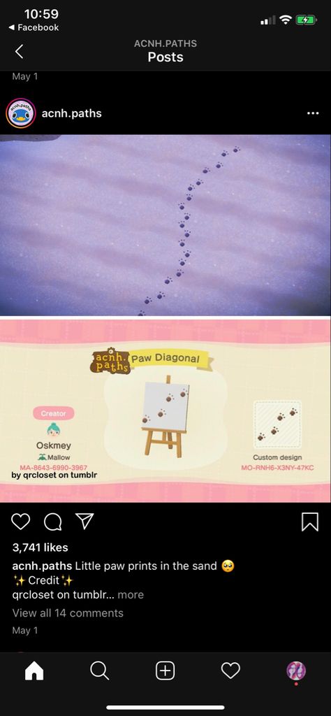 Animal Crossing Paw Print Path, Acnh Cat Custom Design, Acnh Paw Print Design, Acnh Paw Print Path, Animal Crossing Cats, Cat Island, Paw Print Design, Nyan Cat, Paw Design