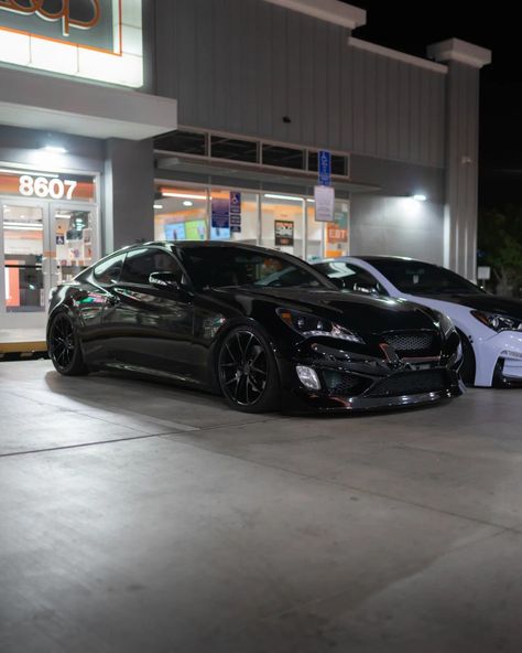 Genesis Sports Car, 2013 Hyundai Genesis Coupe Modified, Hyundai Coupe Modified, Genesis Coupe Modified, Hyundai Genesis Coupe Modified, Hyundai Sports Car, Black Car Wrap, Genesis Car, 2013 Hyundai Genesis