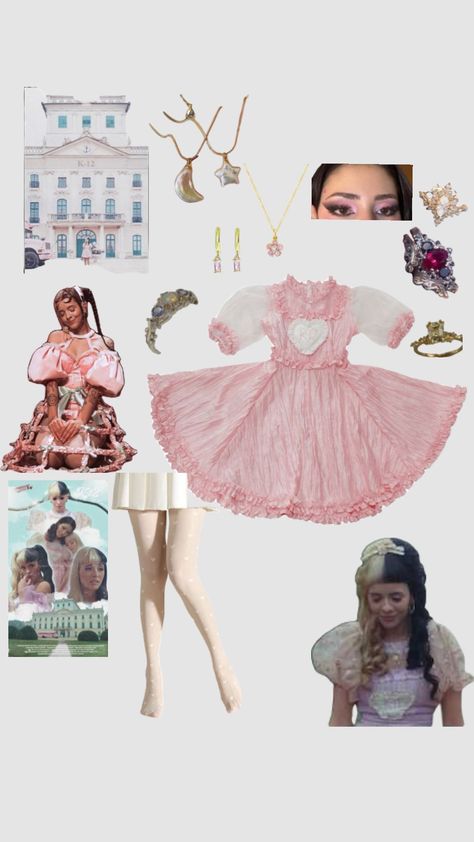 K-12 trilogy tour outfit idea/mood board Melanie Martinez Melanie Martinez K 12 Outfit, Melanie Martinez Outfit Ideas, Melanie Martinez Inspired Outfits, Melanie Martinez Makeup, Melanie Martinez Style, K 12 School, Melanie Martinez Outfits, Melanie Martinez Concert, Concert Fits