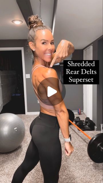 3,362 likes, 103 comments - sarahgearino_coach on September 6, 2023: "“Shredded” comes from Nutrition… . Had to say that right off the bat🤗. . If you want shredded anything, the exercise will bring it all together, but it won’t be the most important piece to the puzzle. . Remember the importance of . 👉🏼Improved stress response (or less stress) 👉🏼Improved sleep quality and length 👉🏼Nutrition 👉🏼Not overdoing HIIT or LISS . Those are the real winners. . But, to target one heck of a rear Band Setup, Bicep And Tricep Workout, Cable Workout, Cable Machine, Lateral Raises, Plank Workout, Triceps Workout, Shoulder Workout, Upper Body Workout