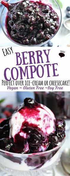 Strawberry Blueberry Compote, Blueberry Compote For Cheesecake, Fruit Topping For Cheesecake, Berry Compote Recipe, Blueberry Ideas, Blueberry Compote Recipe, Berry Topping, Blueberry Pies, Fruit Sauces