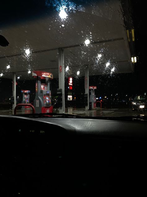 #gasstation #aesthetic #darkaesthetic Night Gas Station Aesthetic, Late Night Gas Station, Gas Station At Night, Gas Station Aesthetic, Station Aesthetic, Late Night Drives, Night Driving, Gas Station, Late Night